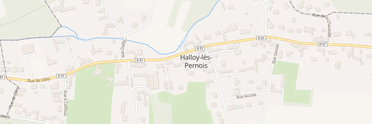 Plan du 5 Rue de Cléry à Halloy-lès-Pernois