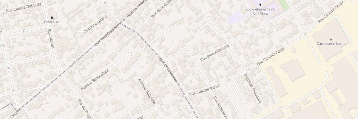 Plan du 85 Rue Anatole France à Bezons