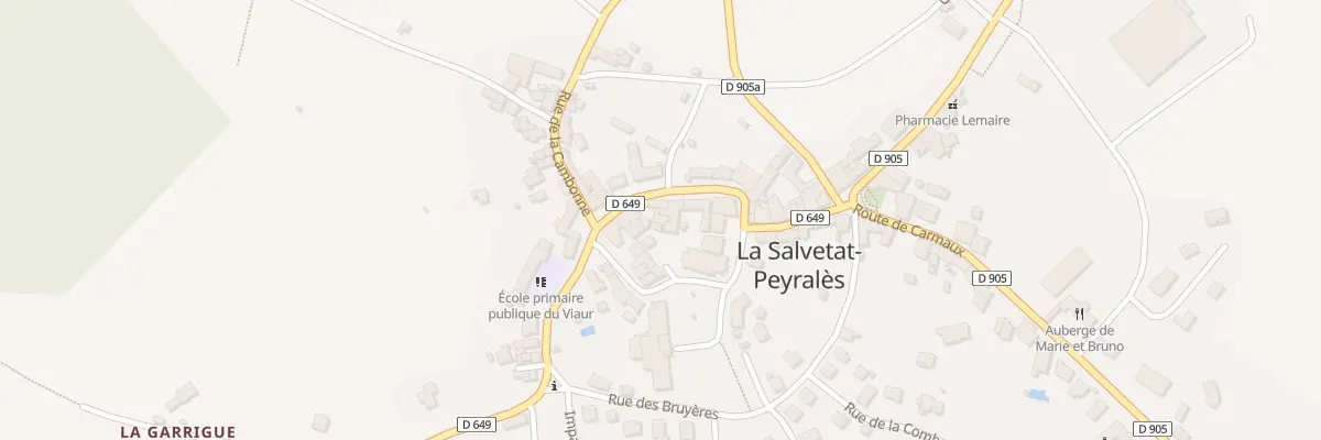 Plan du 10 Pl de l’Eglise à La Salvetat-Peyralès