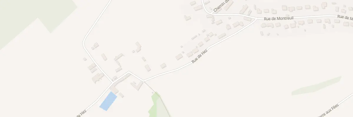 Plan du 18B Rue de Hez à Villers-Saint-Sépulcre
