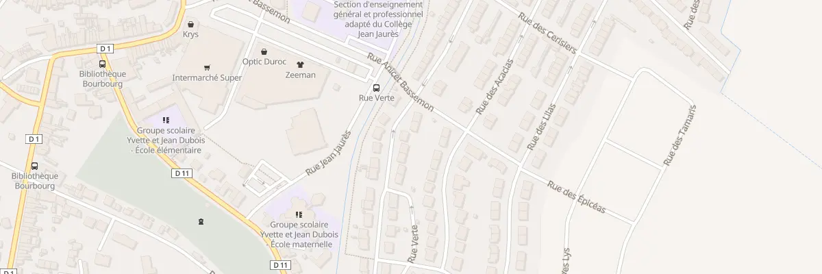 Plan du 17 Rue des Saules à Bourbourg