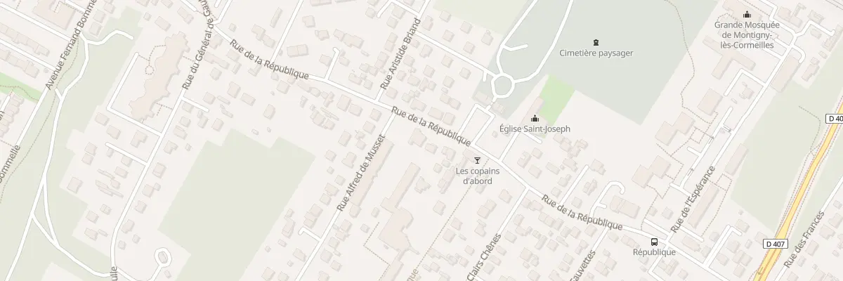 Plan du 48 Rue de la République à Montigny-lès-Cormeilles