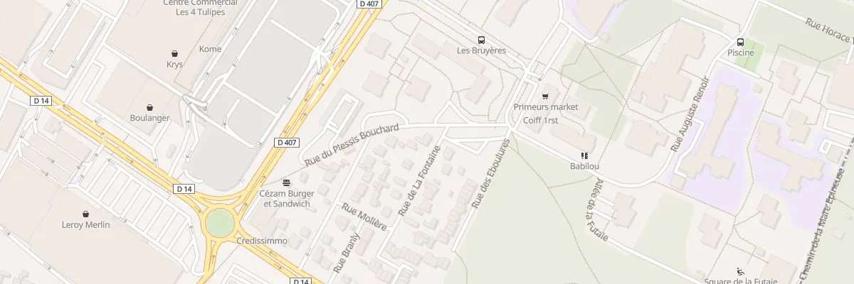 Plan du 15 Rue La Fontaine à Montigny-lès-Cormeilles