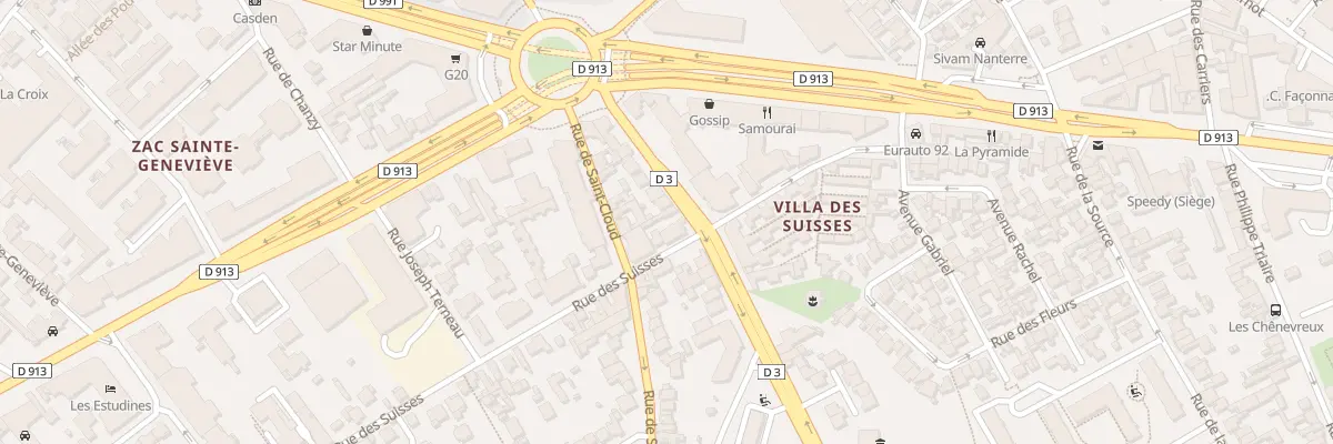 Plan du 18 Rue Paul Vaillant-Couturier à Nanterre
