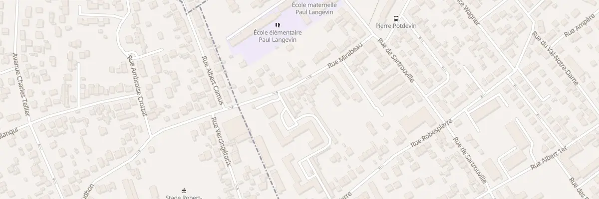 Plan du 35 Rue Mirabeau à Bezons
