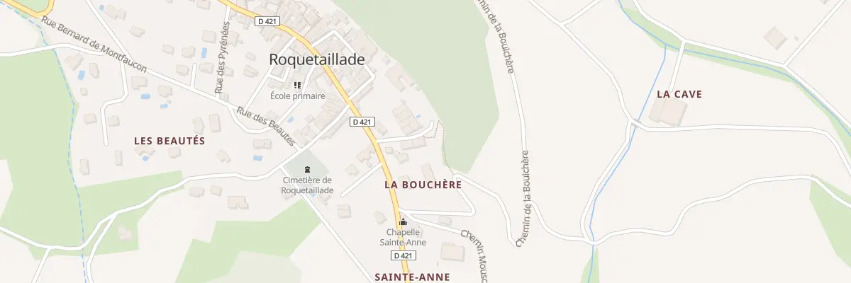Plan du 33 Le Village à Roquetaillade-et-Conilhac