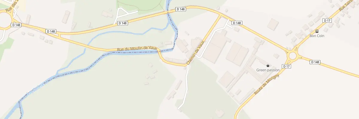 Plan du 9 Che de Vaux à Auvers-Saint-Georges