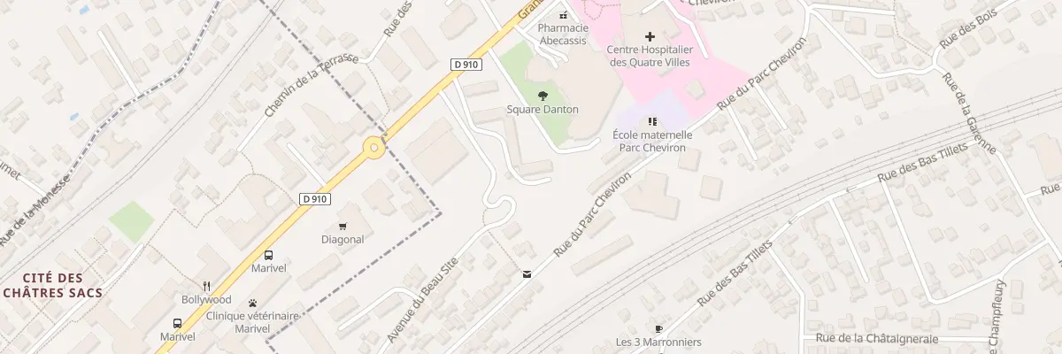 Plan du 55B Rue du Parc Cheviron à Sèvres