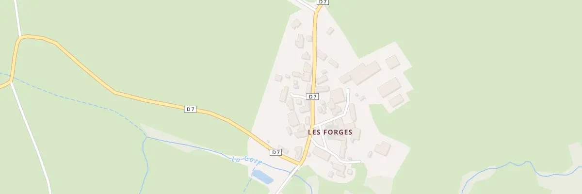 Plan du 27 Les Forges à Gouzon