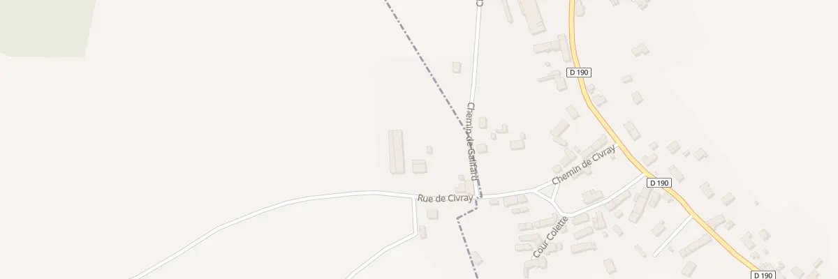 Plan du 16 Rue de Civray à Civray
