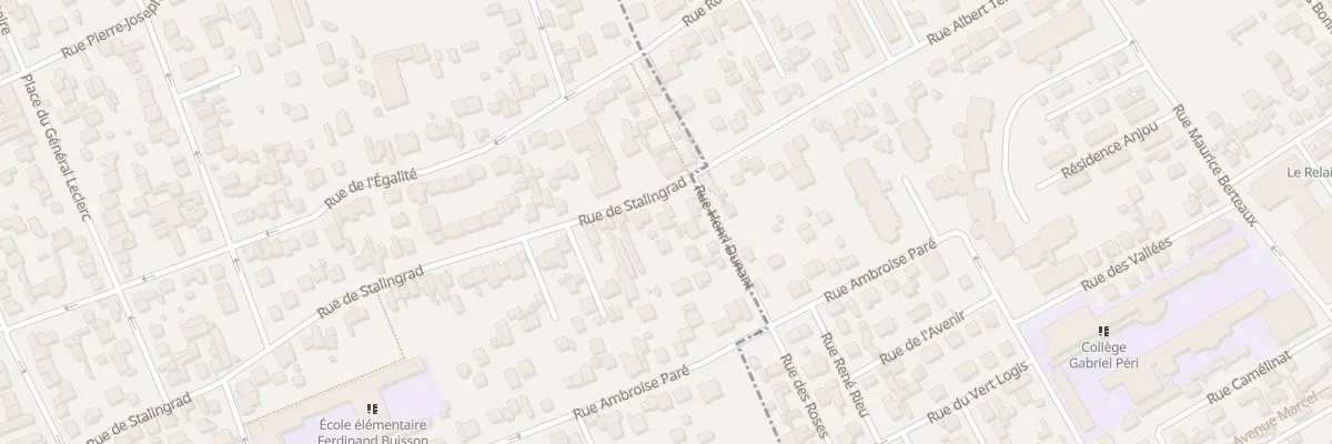 Plan du 134 Rue de Stalingrad à Houilles