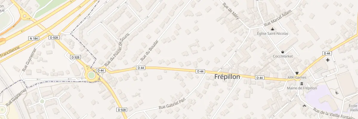 Plan du 52 Rue de la République à Frépillon