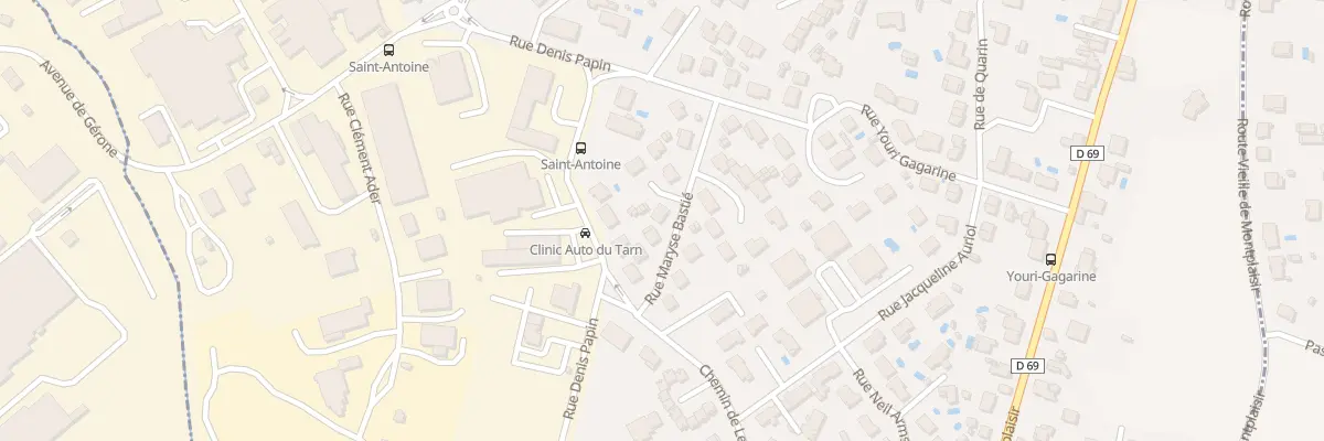 Plan du 3 Rue Maryse Bastié à Saint-Juéry