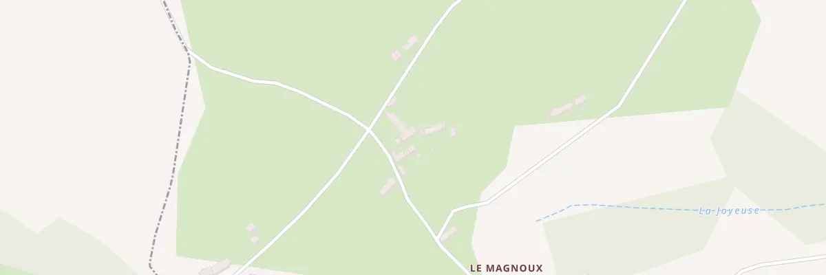 Plan du 262 Le Magnoux à Préveranges