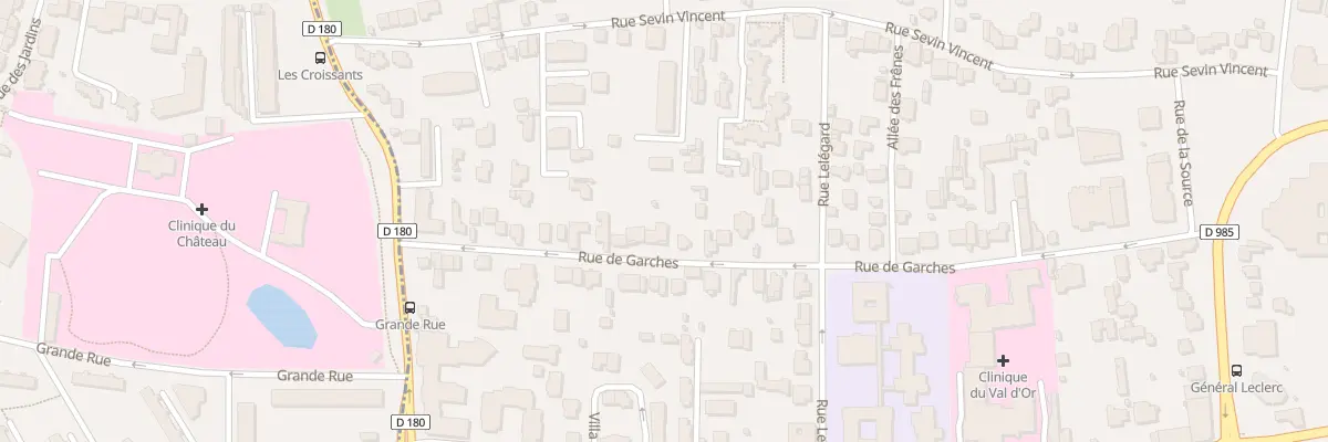 Plan du 70 Rue de Garches à Saint-Cloud