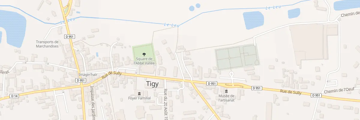 Plan du 39 Rue de Sully à Tigy