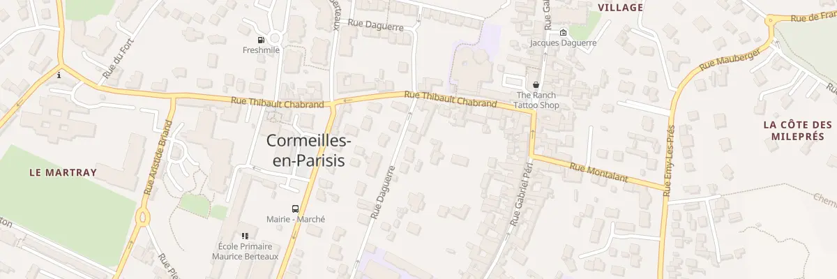 Plan du 20 Rue Daguerre à Cormeilles-en-Parisis