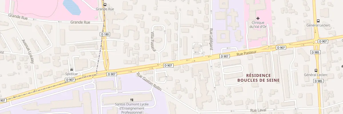 Plan du 30 Rue Pasteur à Saint-Cloud
