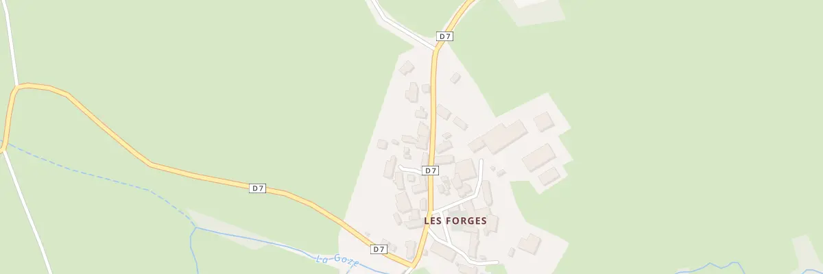 Plan du 31 Les Forges à Gouzon