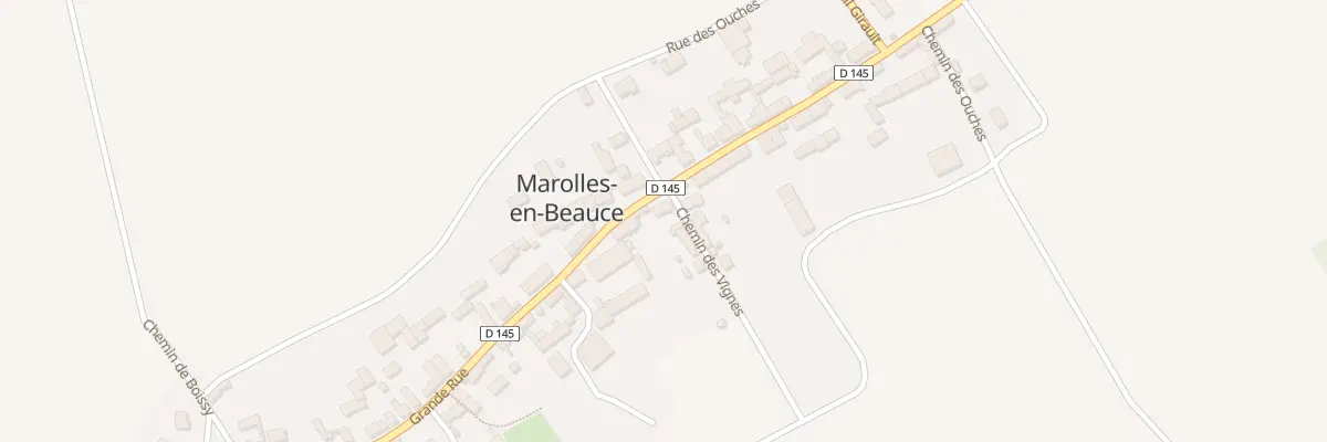 Plan du 1 Che des Vignes à Marolles-en-Beauce