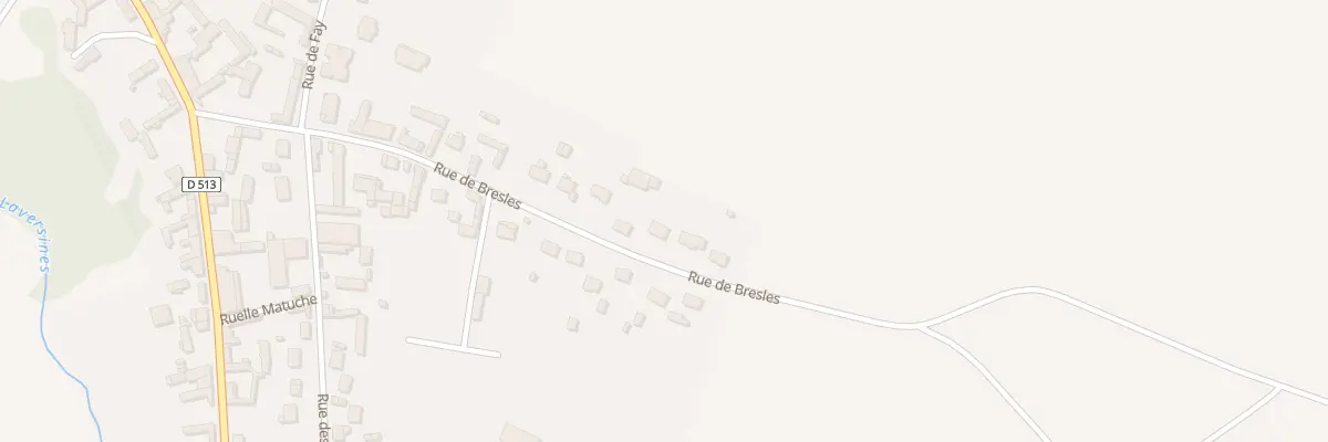 Plan du 23 Rue de Bresles à Laversines