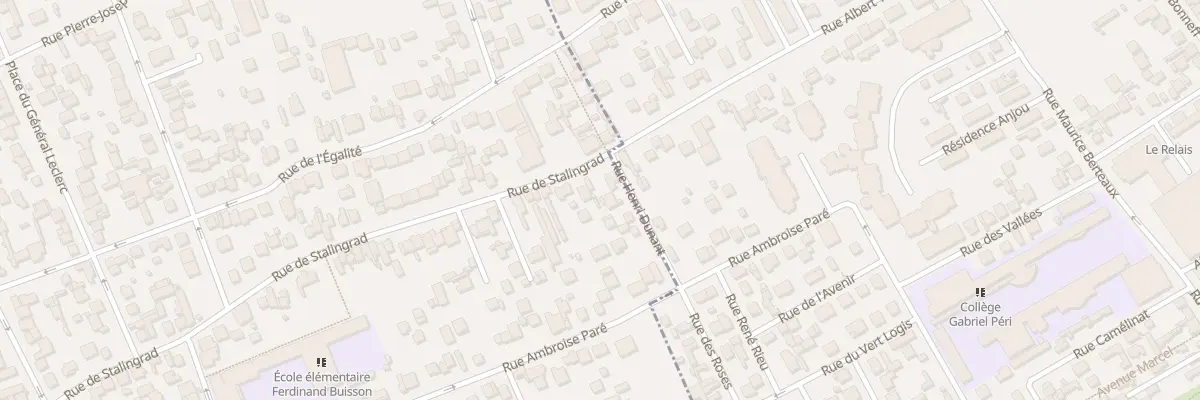 Plan du 136 Rue de Stalingrad à Houilles