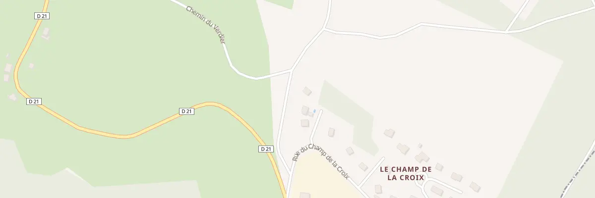 Plan du 2 All des Hêtres à Sornac