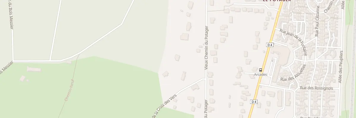 Plan du 46 Vche Vieux Chemin du Potager à Parmain