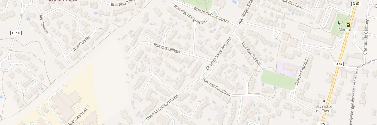 Plan du 1 Rue des Oeillets à Saint-Juéry