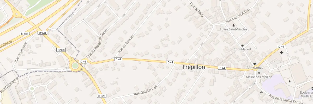 Plan du 50B Rue de la République à Frépillon