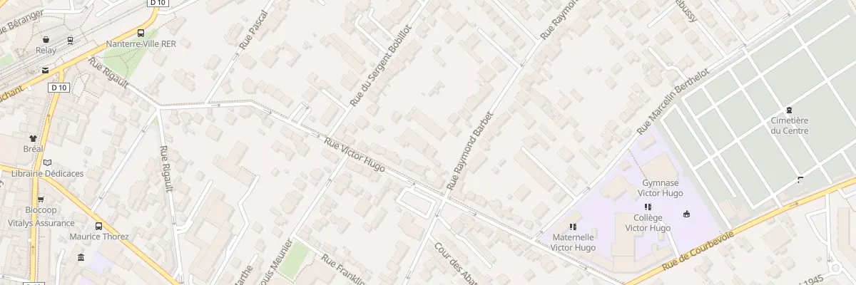 Plan du 71 Rue Raymond Barbet à Nanterre