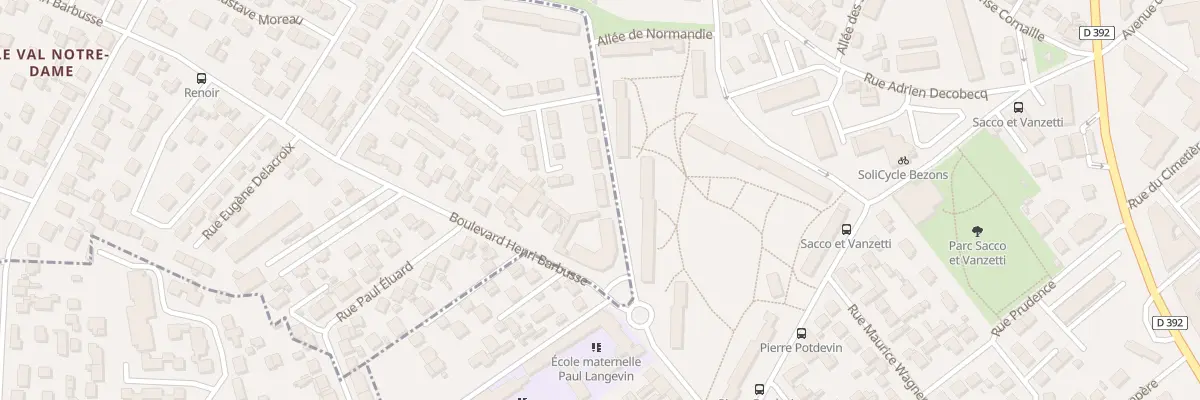 Plan du 15 Rue du Maine à Sartrouville