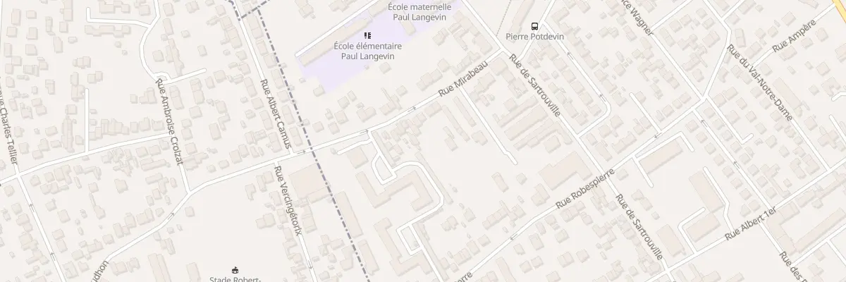 Plan du 27 Rue Mirabeau à Bezons
