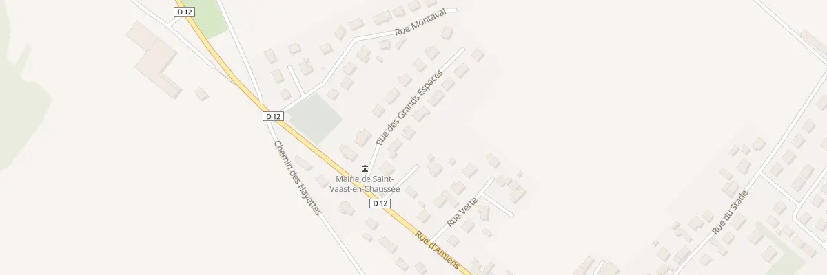 Plan du 3 Le Champ de Montaval à Saint-Vaast-en-Chaussée