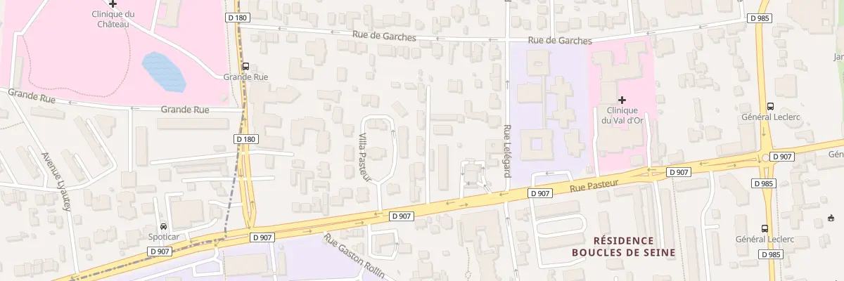 Plan du 28 Rue Pasteur à Saint-Cloud