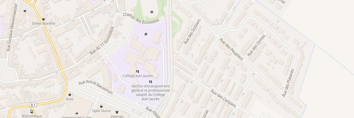 Plan du 18 Rue des Sorbiers à Bourbourg