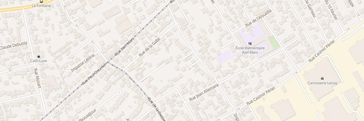 Plan du 23 Rue Roger Martin à Bezons