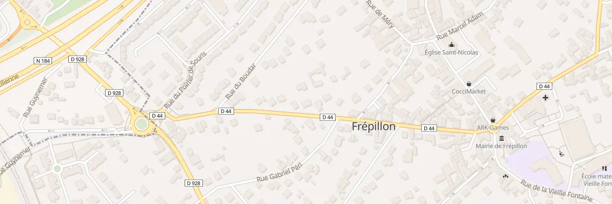 Plan du 50 Rue de la République à Frépillon