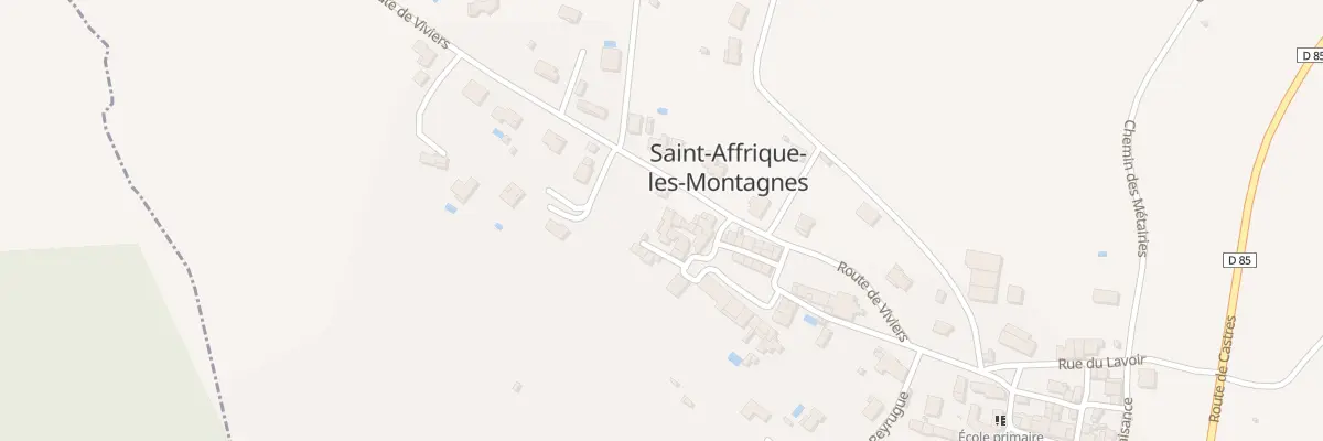 Plan du 5 Rte de Viviers à Saint-Affrique-les-Montagnes