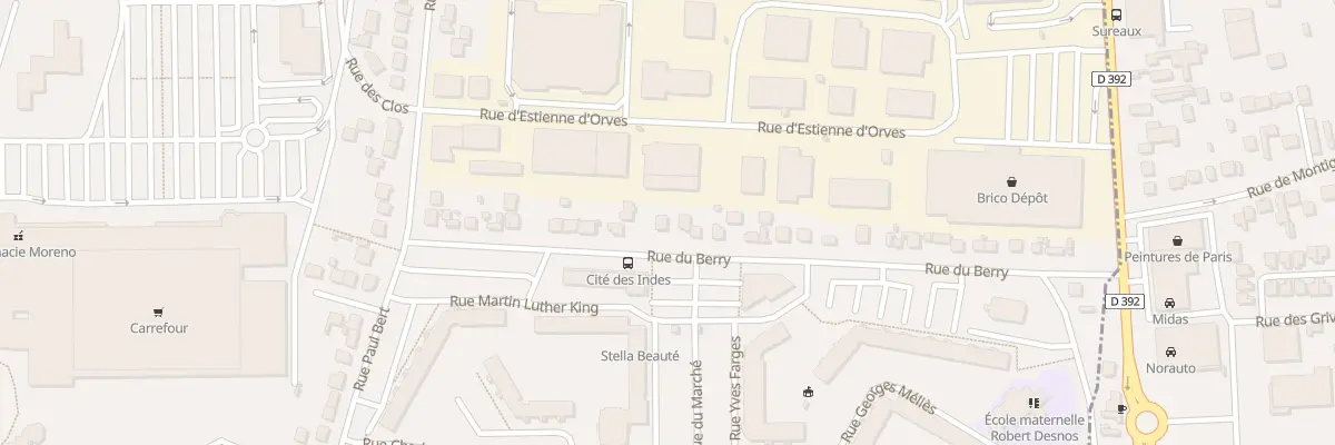 Plan du 34 Rue du Berry à Sartrouville