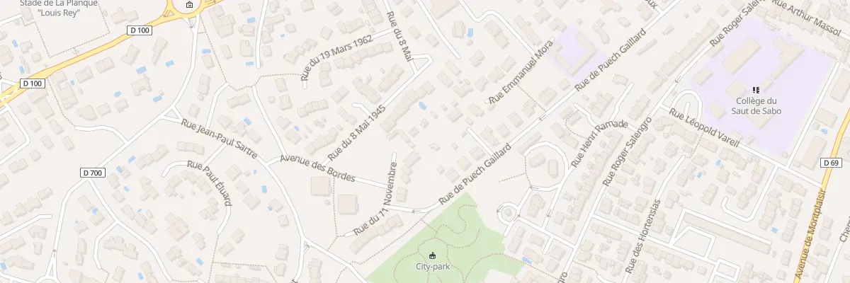 Plan du 50T Rue du Puech Gaillard à Saint-Juéry