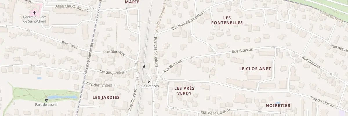 Plan du 126B Rue Brancas à Sèvres