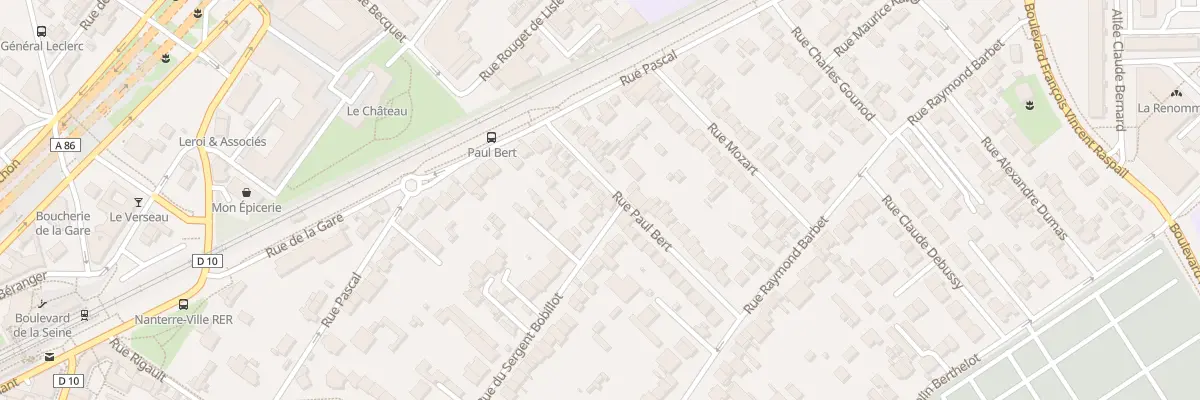 Plan du 16 Rue Paul Bert à Nanterre