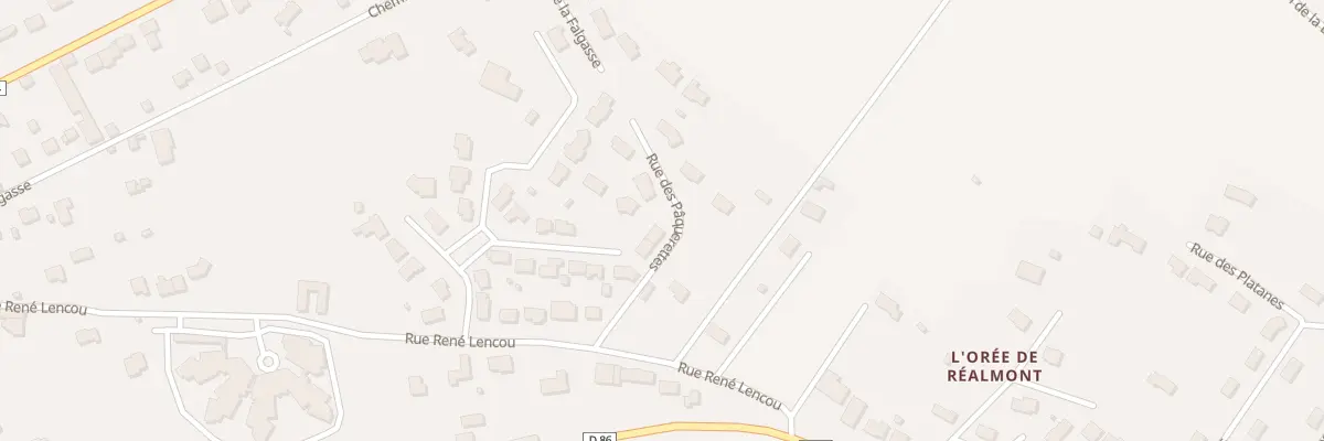 Plan du 3 Rue des Pâquerettes à Réalmont