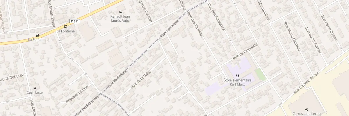 Plan du 30B Rue Roger Martin à Bezons