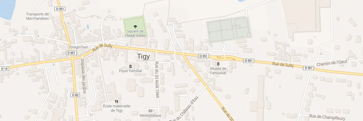 Plan du 42 Rue de Sully à Tigy