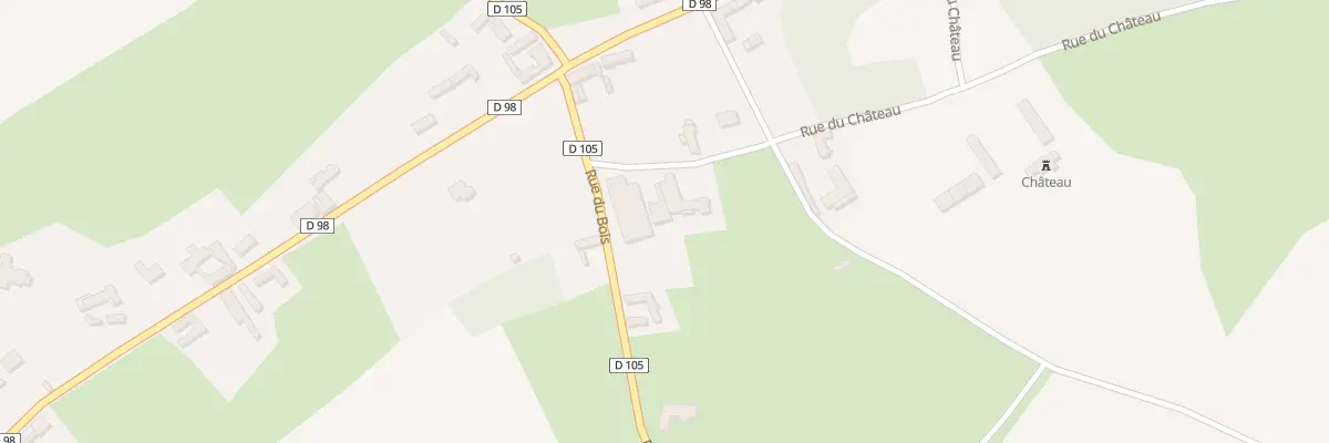 Plan du 2 Rue du Château à Humières