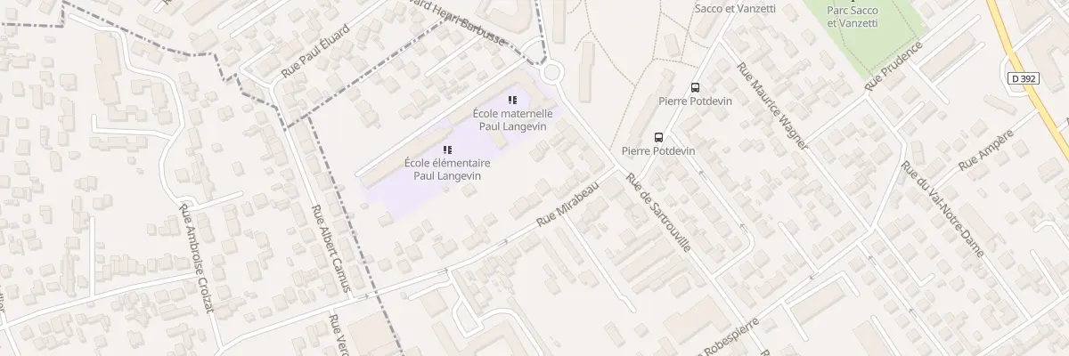 Plan du 12 Rue Mirabeau à Bezons