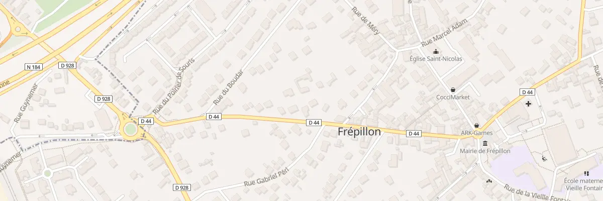 Plan du 48 Rue de la République à Frépillon