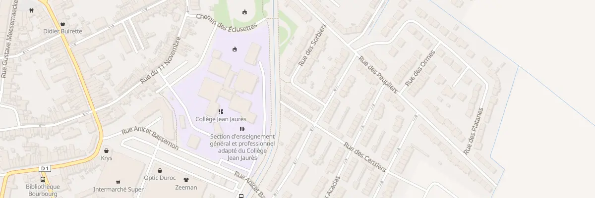 Plan du 22 Rue des Sorbiers à Bourbourg